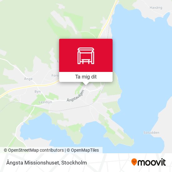 Ångsta Missionshuset karta