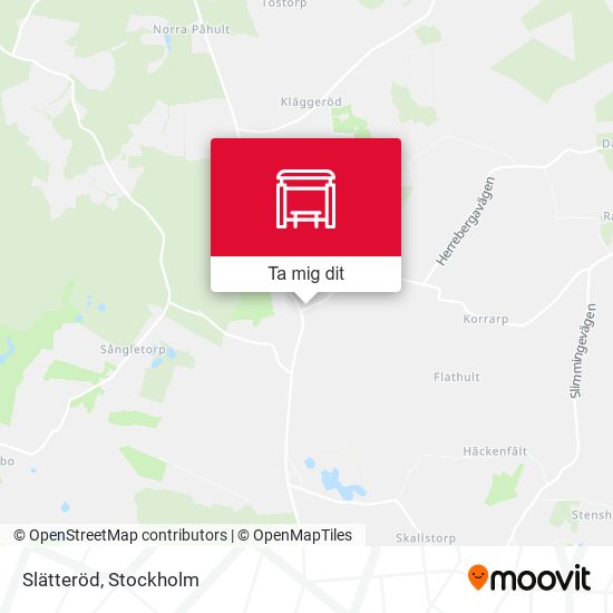 Slätteröd karta