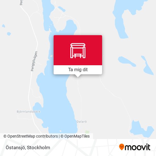 Östansjö karta