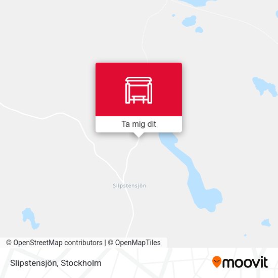 Slipstensjön karta