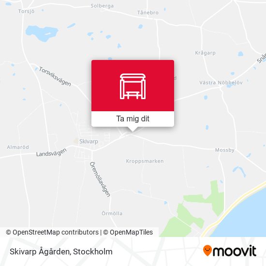 Skivarp Ågården karta