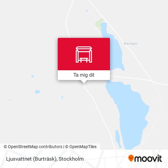 Ljusvattnet (Burträsk) karta