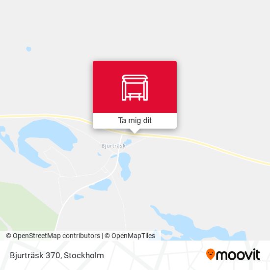 Bjurträsk 370 karta