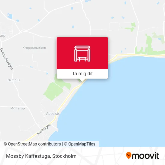 Mossby Kaffestuga karta