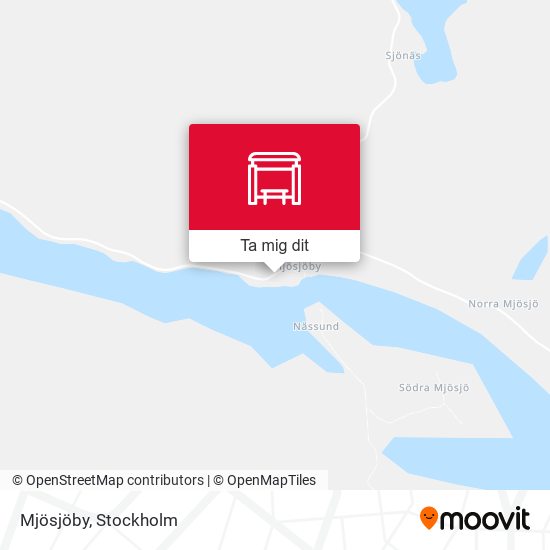 Mjösjöby karta