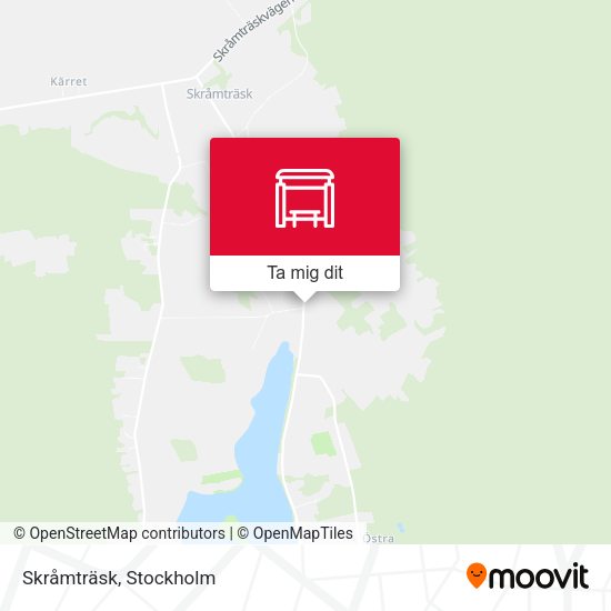 Skråmträsk karta