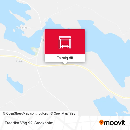 Fredrika Väg 92 karta