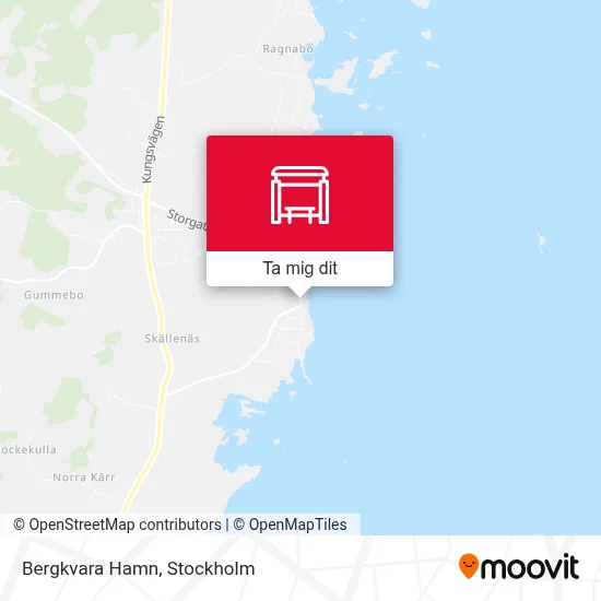 Bergkvara Hamn karta