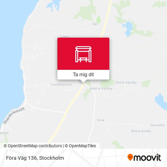 Föra Väg 136 karta