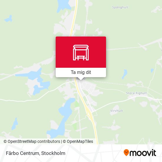 Fårbo Centrum karta