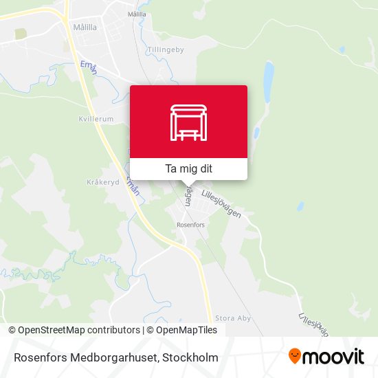 Rosenfors Medborgarhuset karta