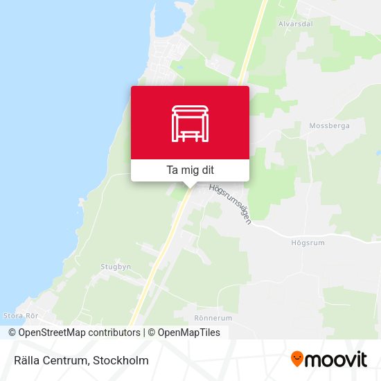 Rälla Centrum karta