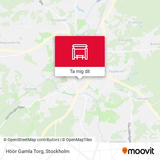 Höör Gamla Torg karta