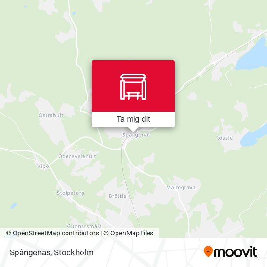 Spångenäs karta