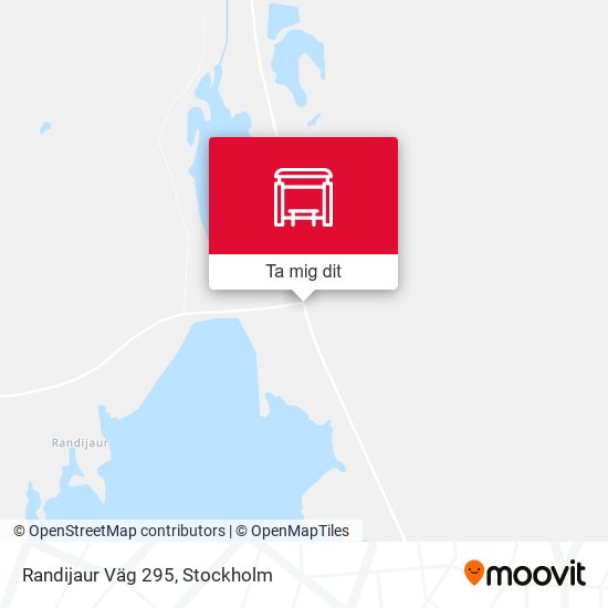 Randijaur Väg 295 karta