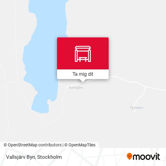 Vallsjärv Byn karta