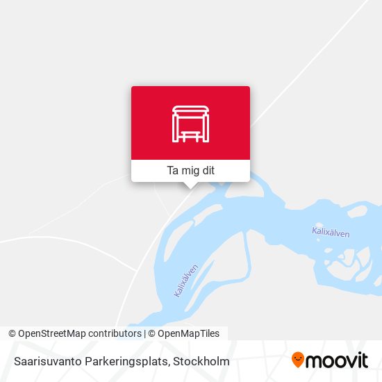 Saarisuvanto Parkeringsplats karta