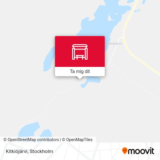 Kitkiöjärvi karta