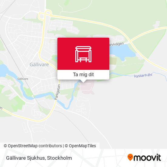 Gällivare Sjukhus karta