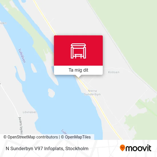 N Sunderbyn V97 Infoplats karta