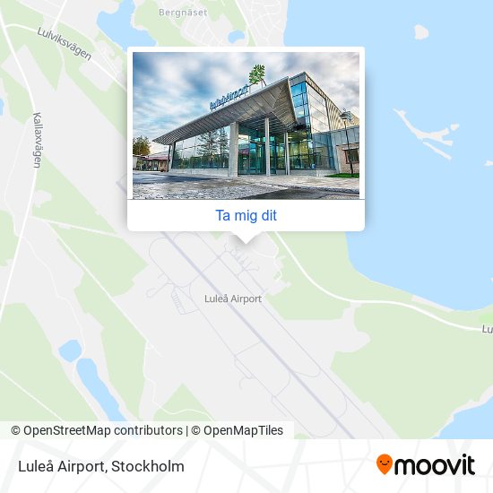 Luleå Airport karta