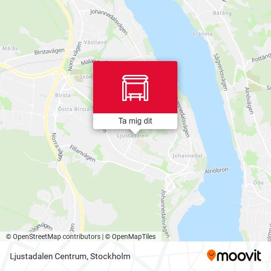 Ljustadalen Centrum karta