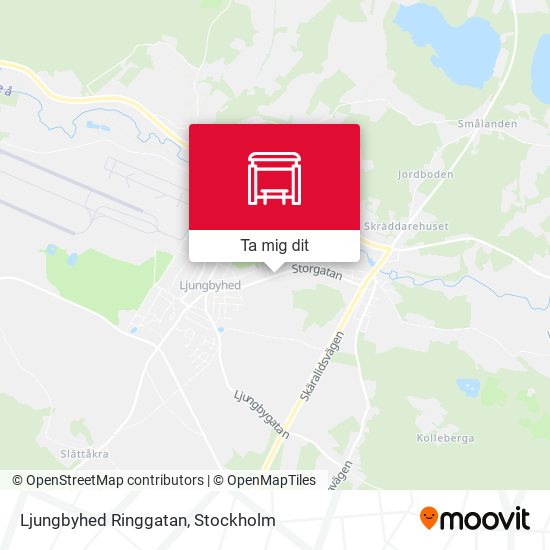 Ljungbyhed Ringgatan karta