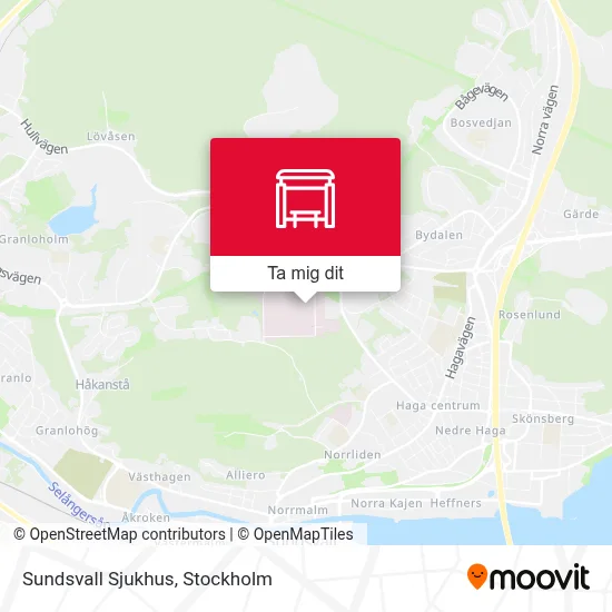 Sundsvall Sjukhus karta