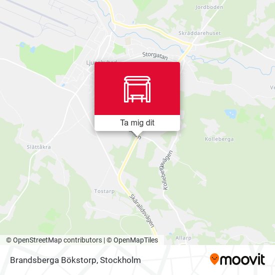 Brandsberga Bökstorp karta