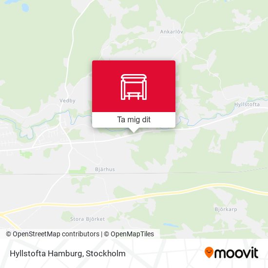 Hyllstofta Hamburg karta