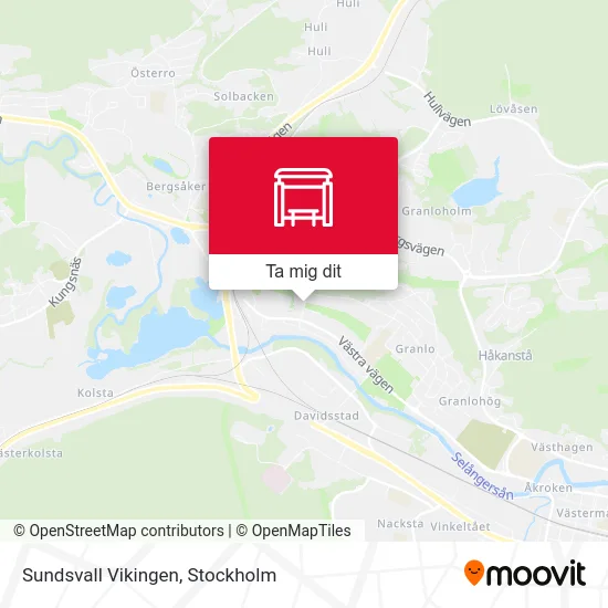 Sundsvall Vikingen karta