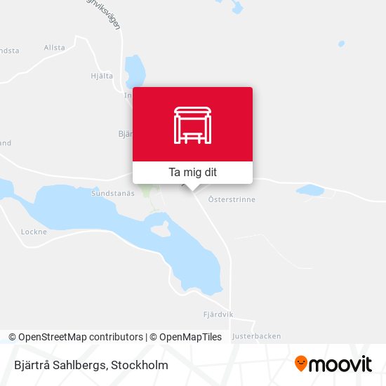 Bjärtrå Sahlbergs karta