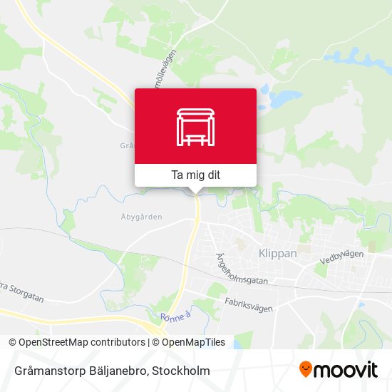 Gråmanstorp Bäljanebro karta
