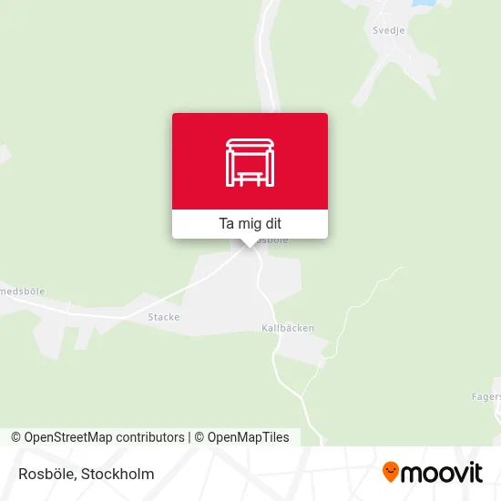 Rosböle karta