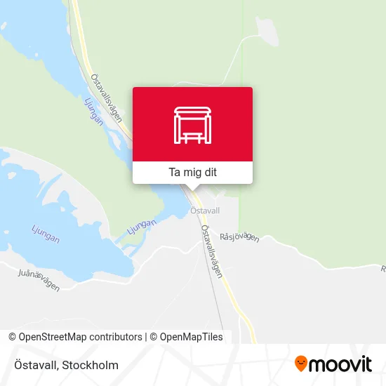 Östavall karta