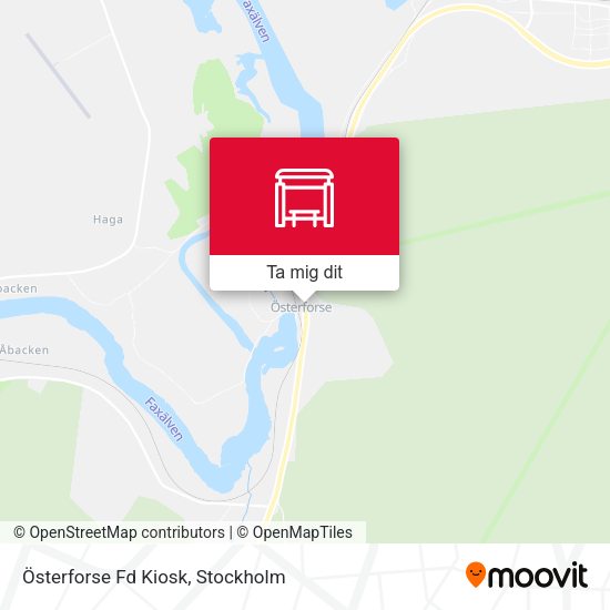 Österforse Fd Kiosk karta