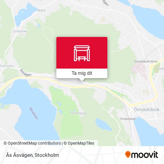 Ås Åsvägen karta