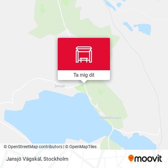 Jansjö Vägskäl karta