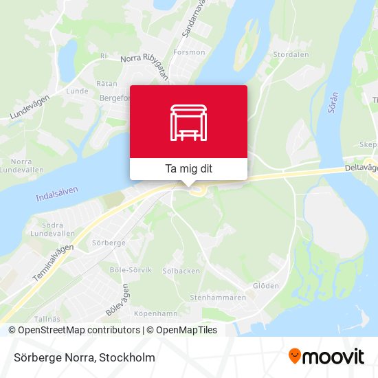 Sörberge Norra karta