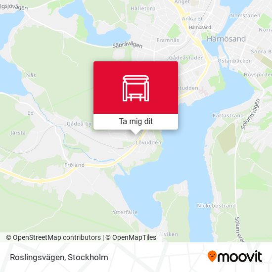 Roslingsvägen karta