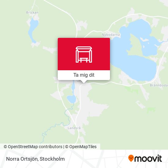 Norra Ortsjön karta