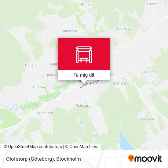 Olofstorp (Göteborg) karta