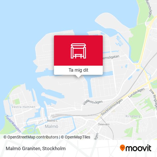 Malmö Graniten karta