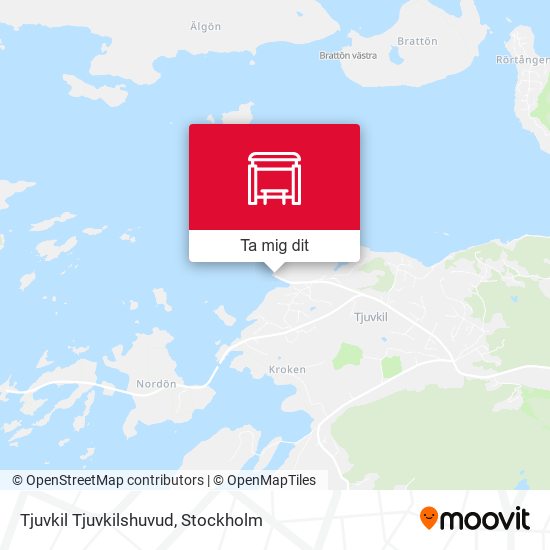 Tjuvkil Tjuvkilshuvud karta