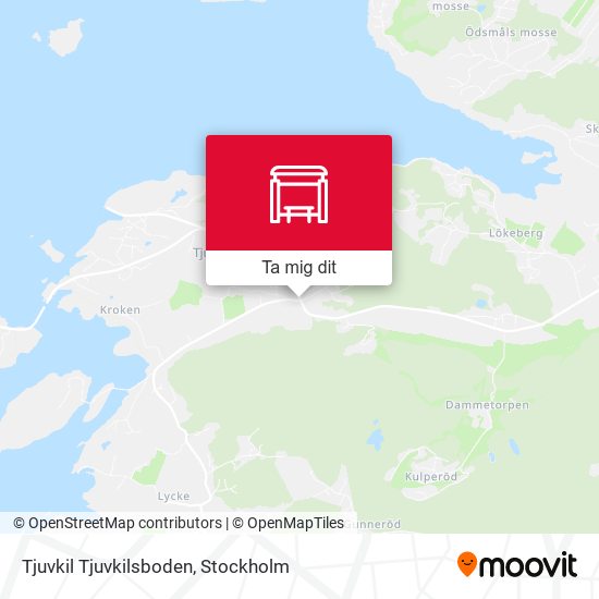 Tjuvkil Tjuvkilsboden karta