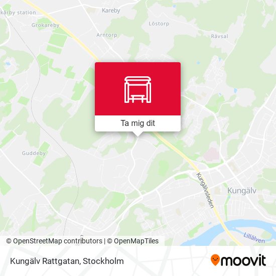 Kungälv Rattgatan karta