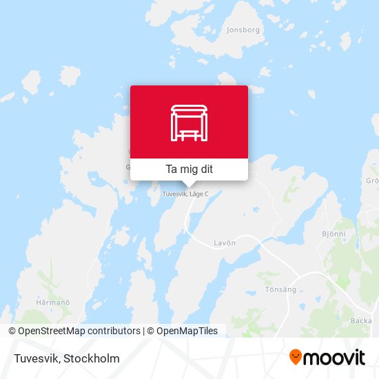 Tuvesvik karta