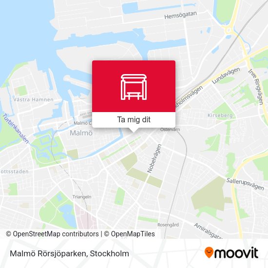 Malmö Rörsjöparken karta