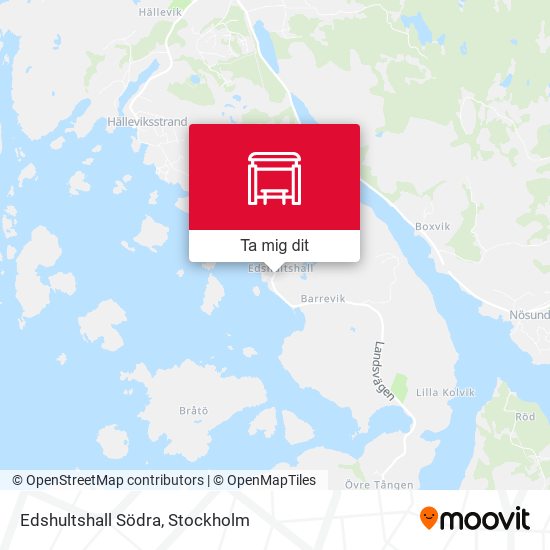 Edshultshall Södra karta