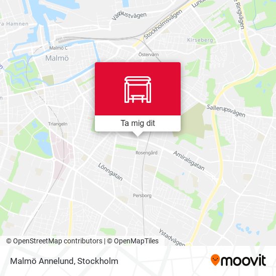 Malmö Annelund karta